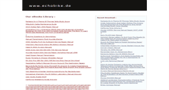 Desktop Screenshot of echobike.de