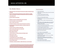 Tablet Screenshot of echobike.de